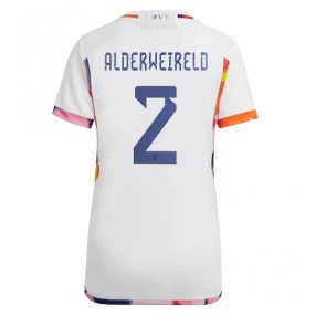 Belgium Toby Alderweireld #2 Replica Away Stadium Shirt for Women World Cup 2022 Short Sleeve
